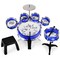 Best Choice Products 11-Piece Kids Starter Drum Set w/ Bass Drum, Tom Drums, Snare, Cymbal, Stool, Drumsticks